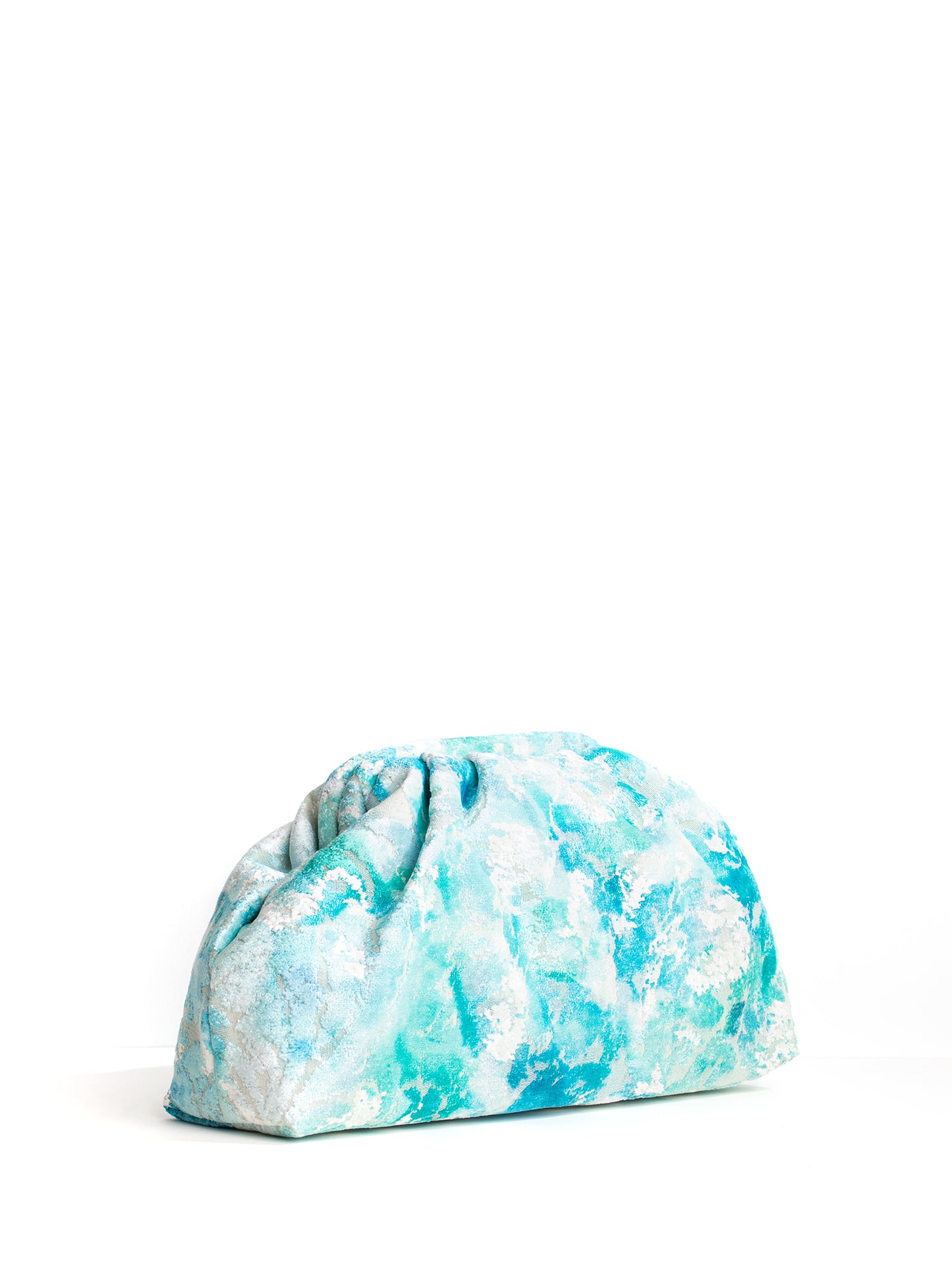 Aqua Floral Bag